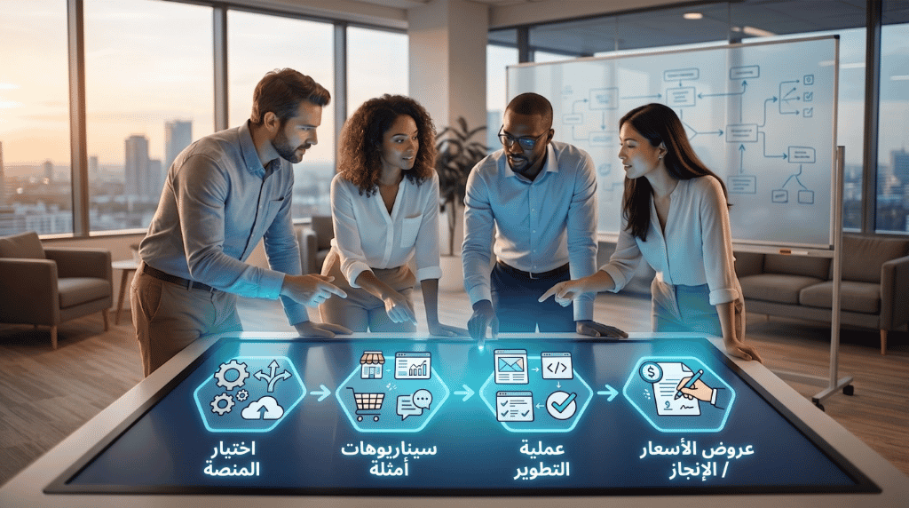 عملية تطوير البرمجيات: من اختيار المنصة إلى عرض السعر
