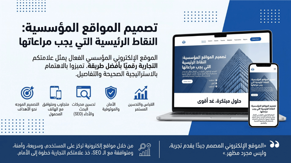 الأمور التي يجب مراعاتها عند إنشاء موقع إلكتروني للشركة